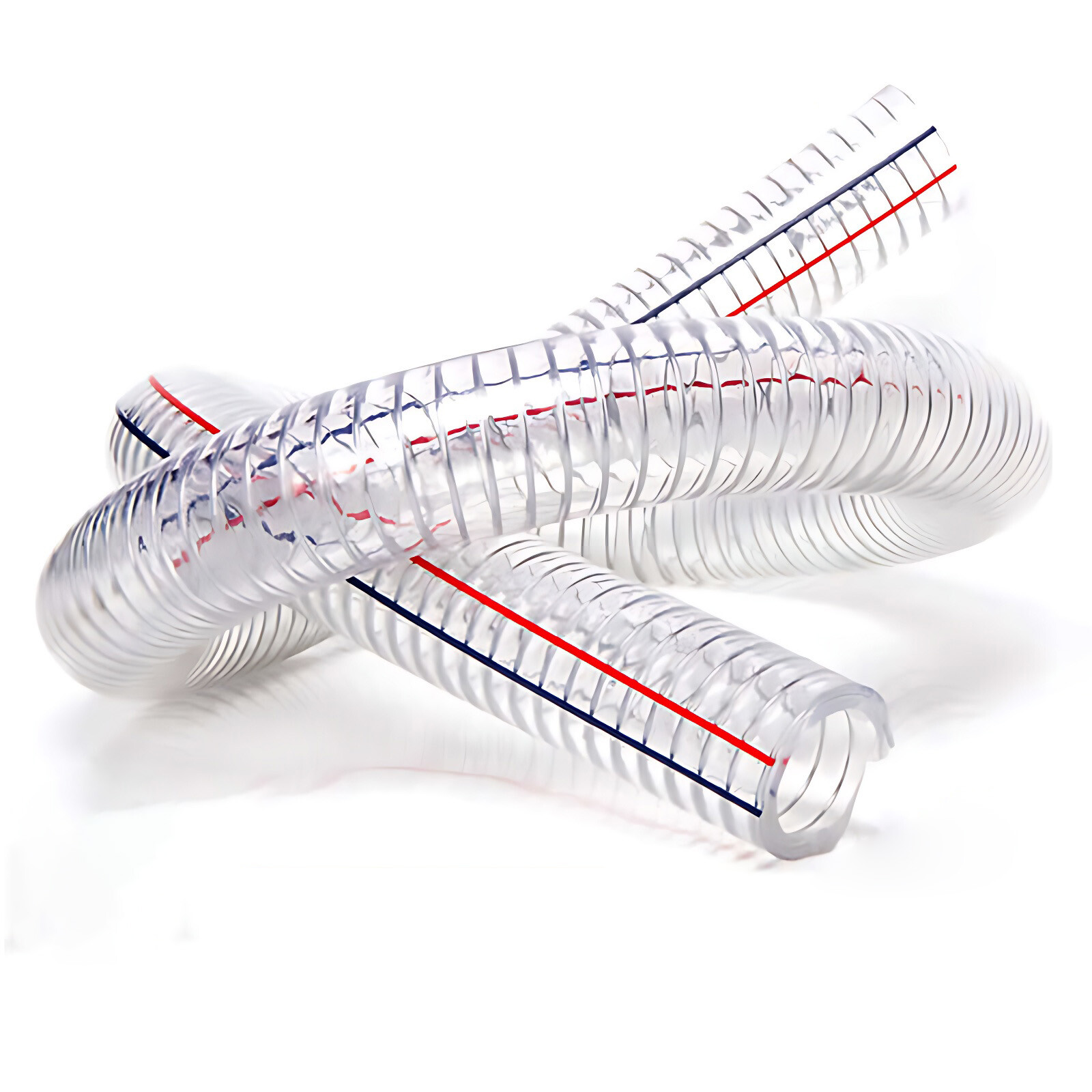 Heavy Duty Braided Wire Reinforced Clear Flexible PVC Hose Pipe – Water Air Fuel