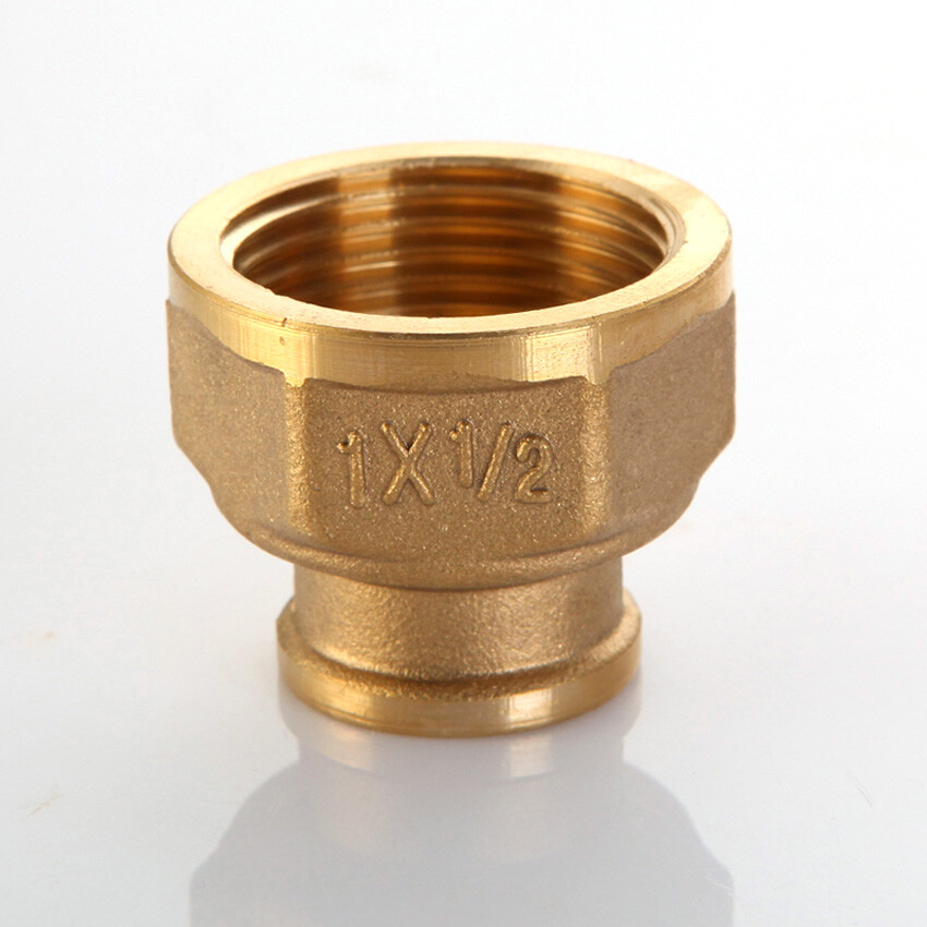 1/2″ 3/4″ 1″ Brass Female Thread Coupler Joiner Fitting Pipe Connector Adapter