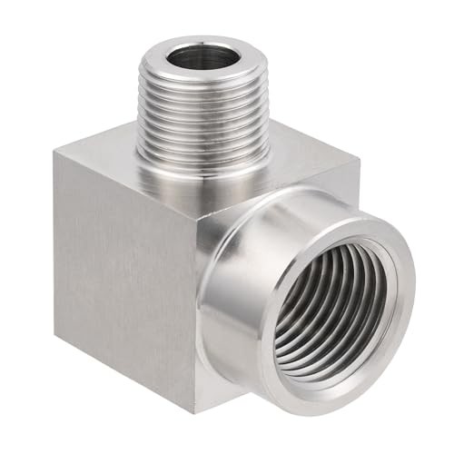 Stainless Steel 304 Reducer 90 Degree Street Elbow/4″ 1/4″ Fnpt x 1/8″ Mnpt 1