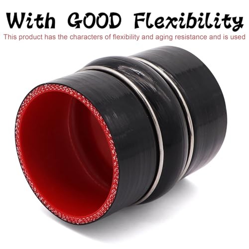 High Performance Straight Silicone Hump Coupler ID 3 Inch 4-Ply Reinforced ID3″