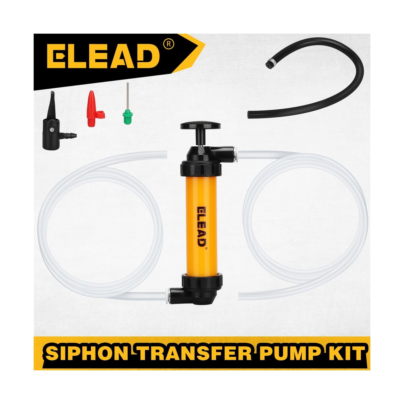 Gas Siphon Pump for Gasoline, Multi-Use Fluid Transfer Pump, Oil Liquid Sipho…