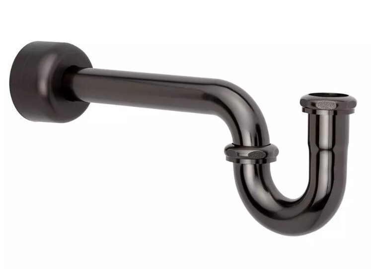 Signature Hardware SH362GM 1-1/4 in. Brass P-Trap – Gun Metal