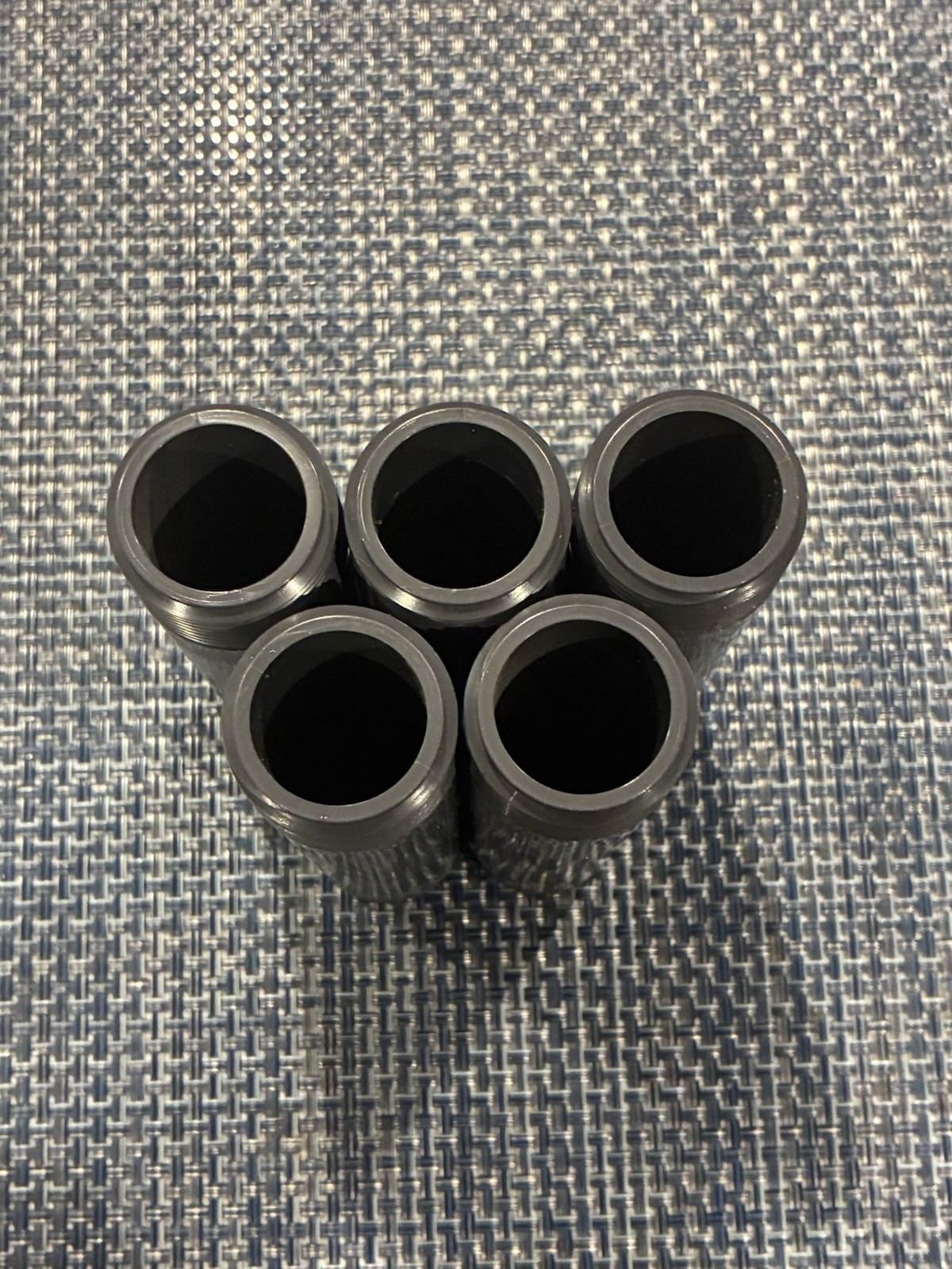 (5 PCS) PVC Nipples 1″ MNPT x 6″ MNPT SCH80 PVC Pipe