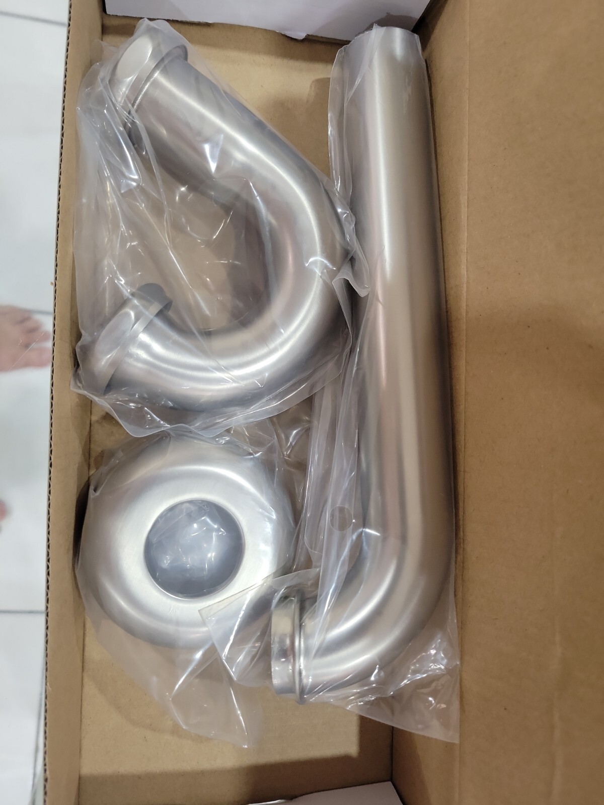 Westbrass D401-1-07 1 1/4″ Satin Nickel P-Trap NIB HRT