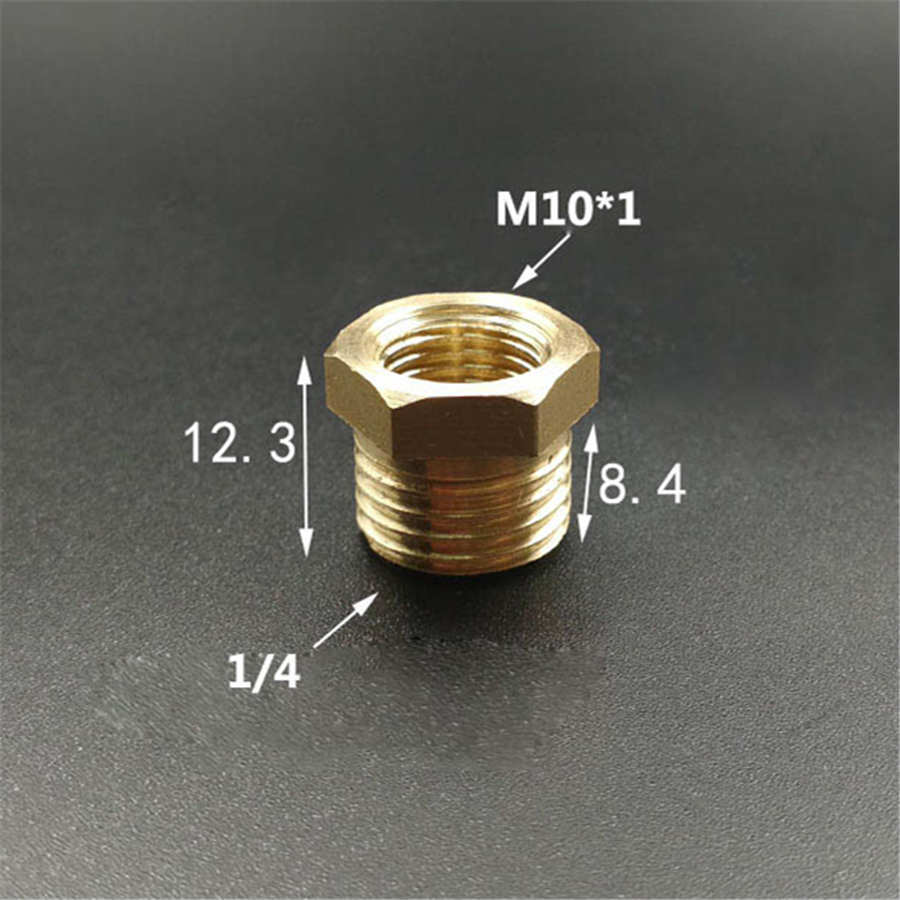 Metric & BSP Male to Female Brass Reducer Pipe Water Fitting Adapter Connectors