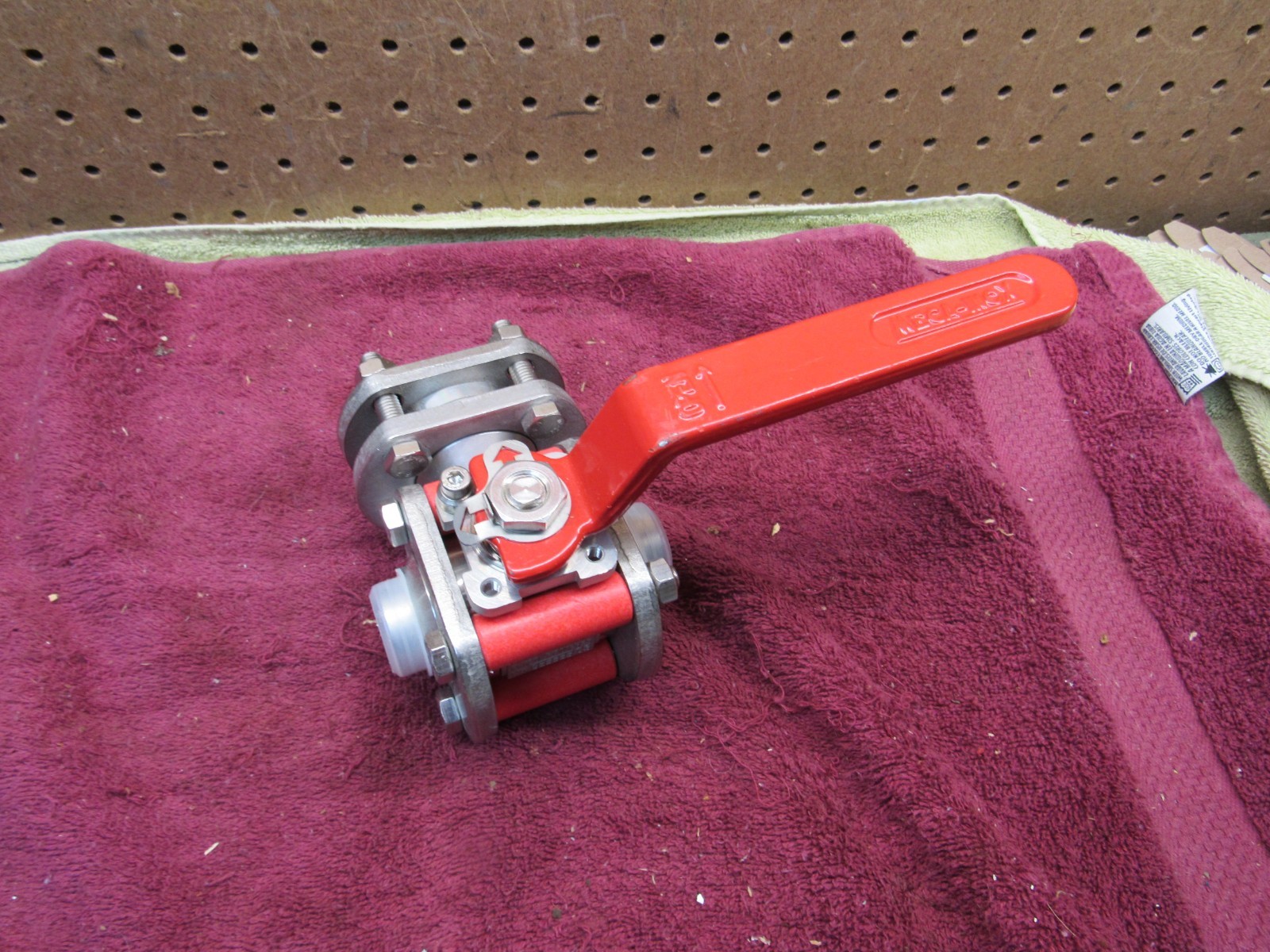 MECA-INOX PN100 PI20/PR25 HF 8505 SS BALL VALVE SHUTOFF MH 1.4409