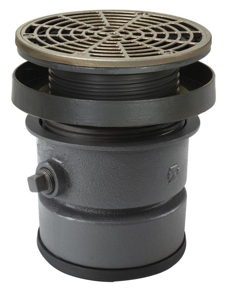 Sioux Chief 832-64DNR 4″ Ductile Iron Floor Drain Push On