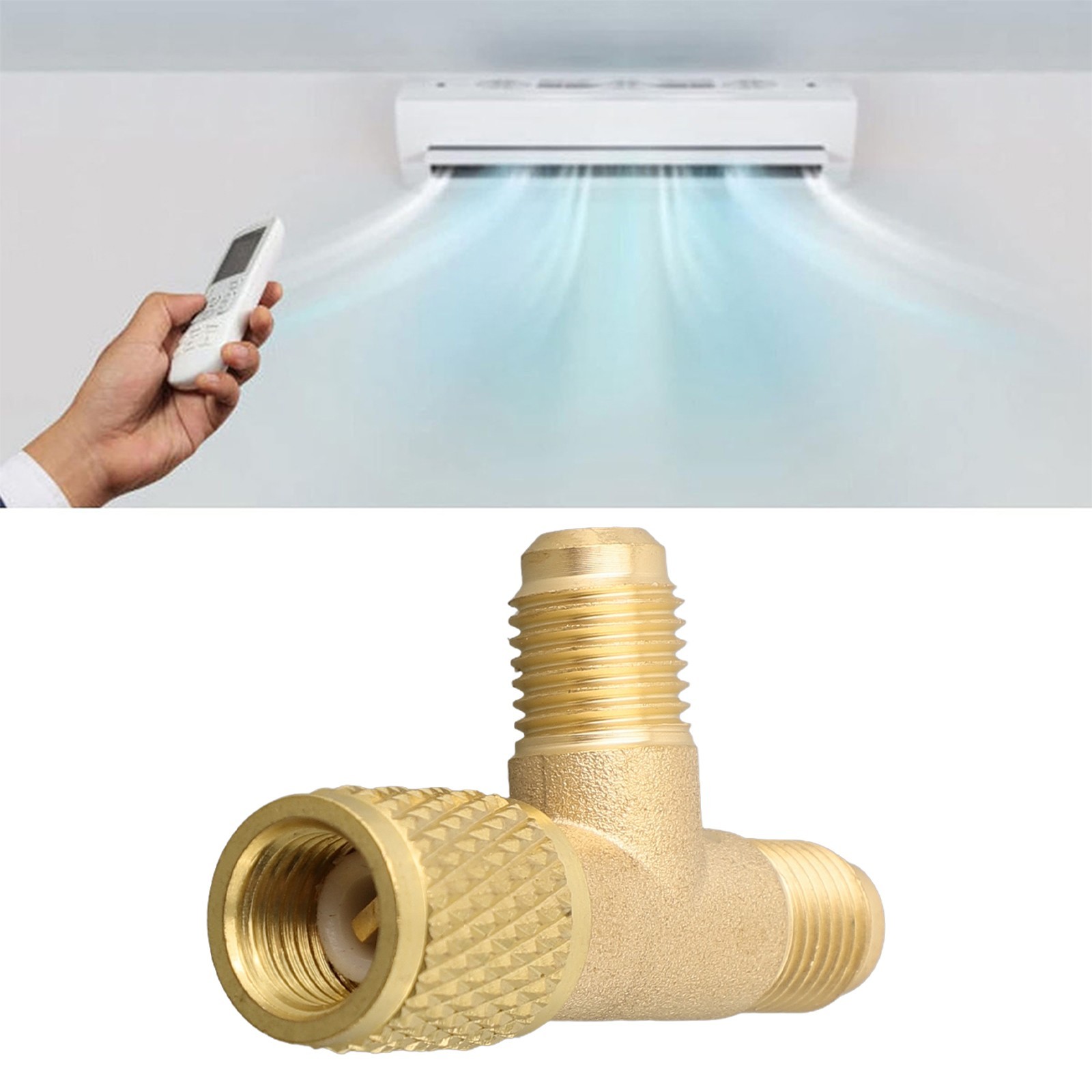 1/4in SAE Interface Quick Connector 3-way Transfer Interface Easy To Operate