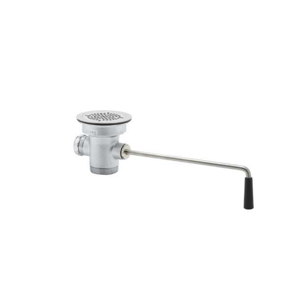 T&S Brass B-3952 3-1/2″ x 2″ Waste Drain Valve Twist Handle