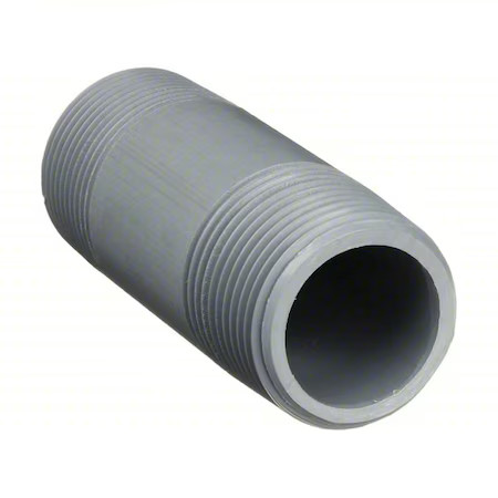 Zoro Select 9861-423 4″ Mnpt X 4″ Tbe Cpvc Pipe Nipple Sch 80, 9861-423
