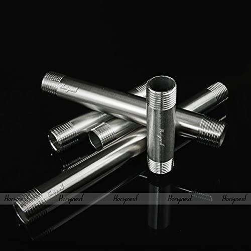 stainless steel 304 pipe nipple npt 1” male threaded NPT 1″ – 12 inch length