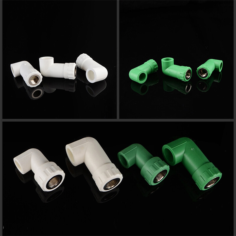 20mm 25mm PPR Tee/Elbow Pipe Coupling Connector Fitting Adapter White/Green