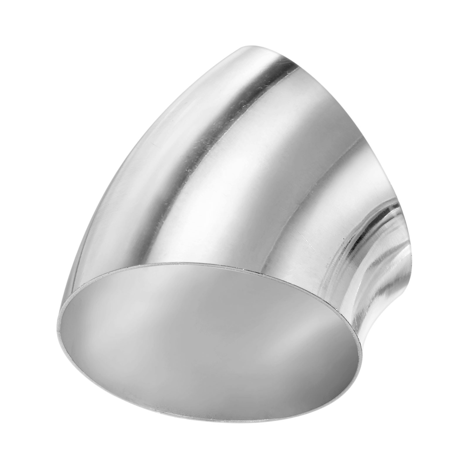 2-Pack OD 3 Inch 45 Degree Mandrel Bend Elbow, Thicken 1.5 mm Height 85 mm