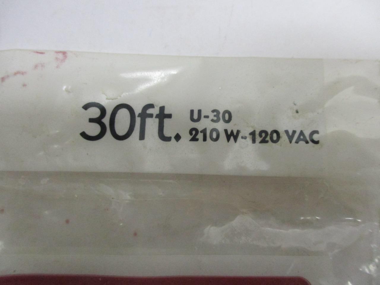 Easy Heat U-30 30′ Pipe Heating Cable without Plug