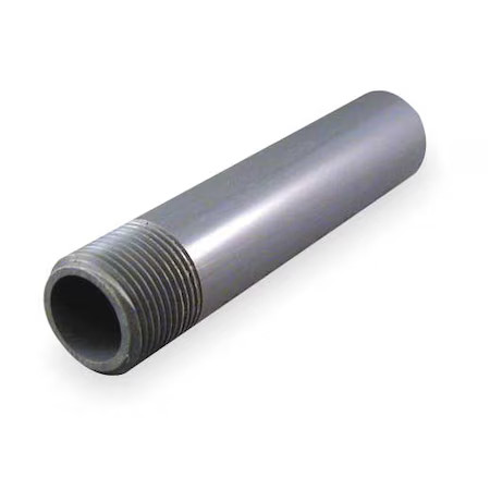 Zoro Select 1890-060 4″ Mnpt X 6″ Toe Pvc Pipe Nipple Sch 80, 1890-060
