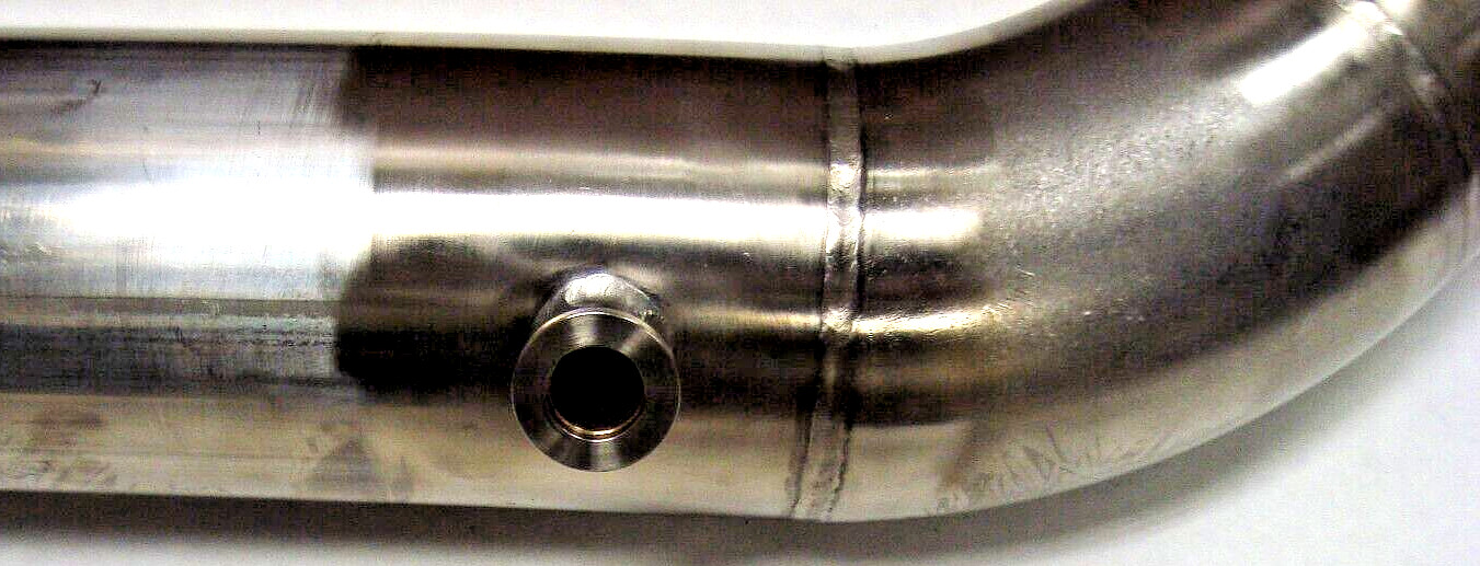 4 inch 304 SS Tube, w/ ISO 100, ISO 160 fittings, and NW 16 fitting, NEW