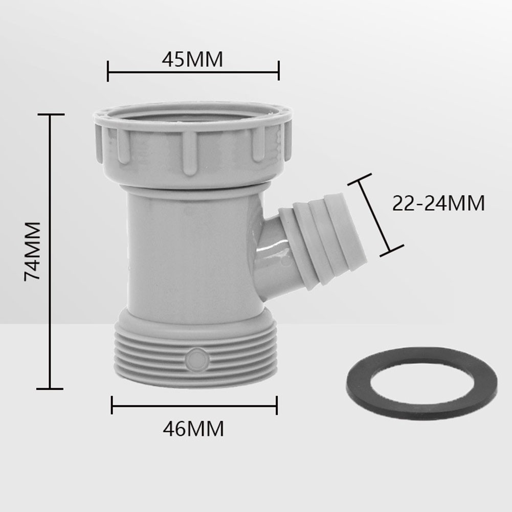 Sturdy Sink Joint Connector for Kitchen Basin Overflow Hole Conversion