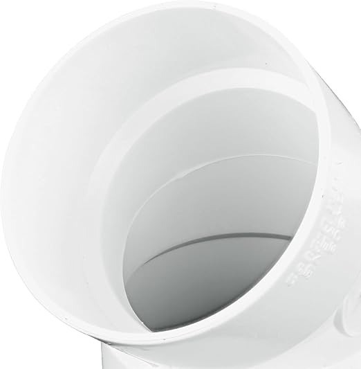 Nibco 4806 PVC Elbow 45° – 4 Inch Schedule 40 Pipe Fitting