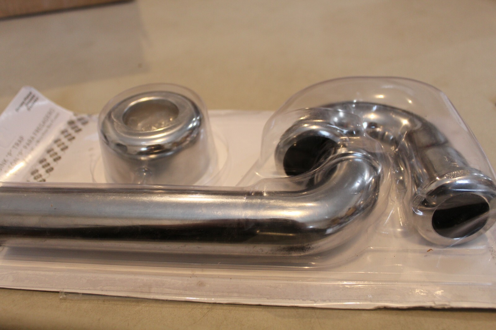 Signature Hardware 1-1/2 x 1-1/4 in. Brass P-Trap in Polished Chrome