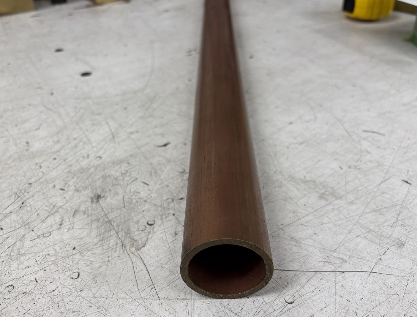 1-1/2″ X 24″ long Red Brass Pipe Non Threaded