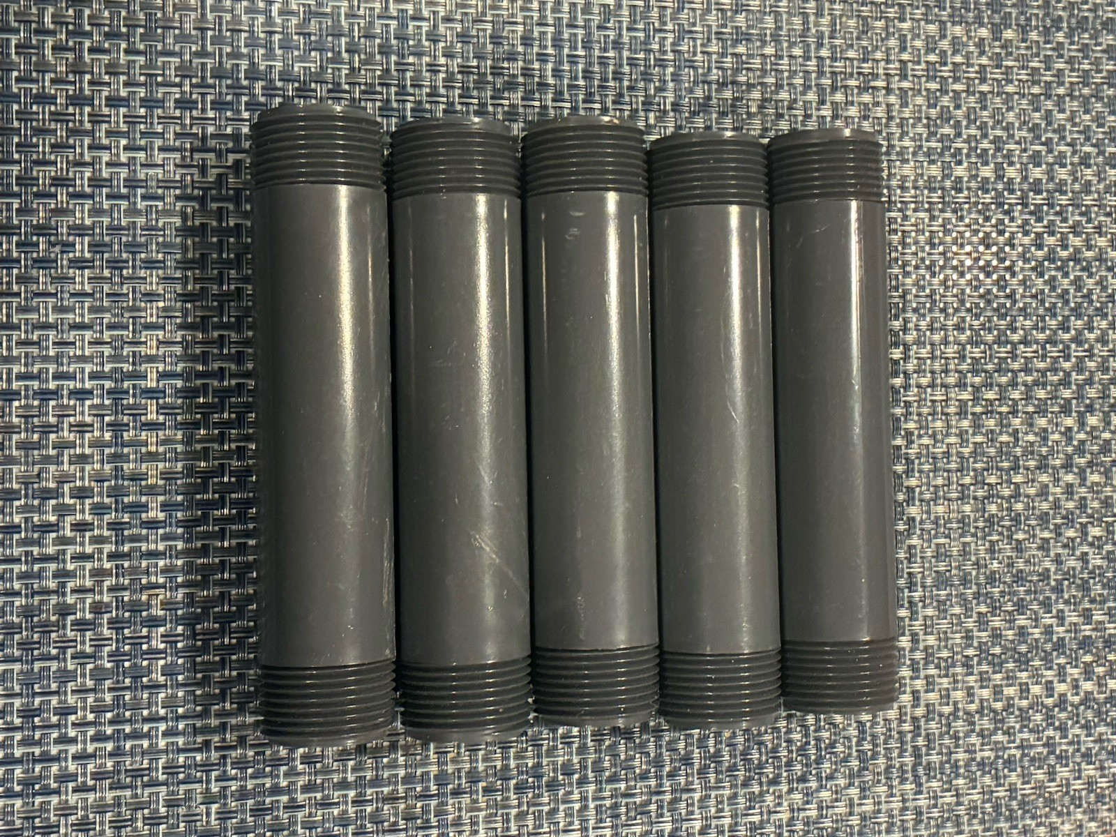 (5 PCS) PVC Nipples 1″ MNPT x 6″ MNPT SCH80 PVC Pipe