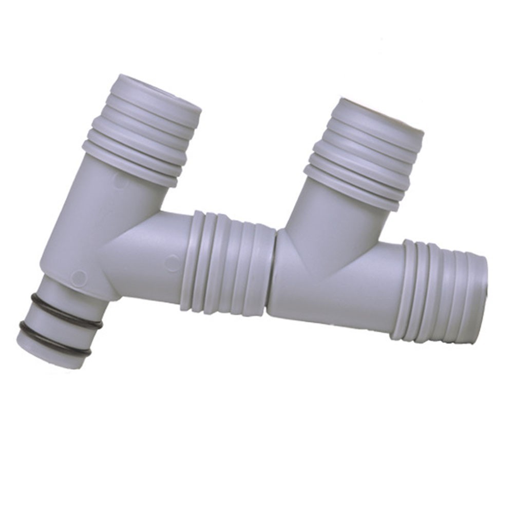 Bathroom Kitchen Tube Pipe Sink Basin Drain Overflow Hose Tee Head Sink Joint