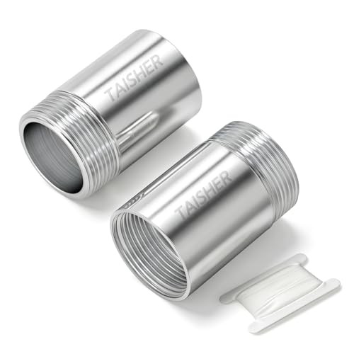 2PCS Stainless Steel Pipe Fittings, 3/4″ 3/4″ (M x F)NPT 2Pcs 2″ (50mm) Length