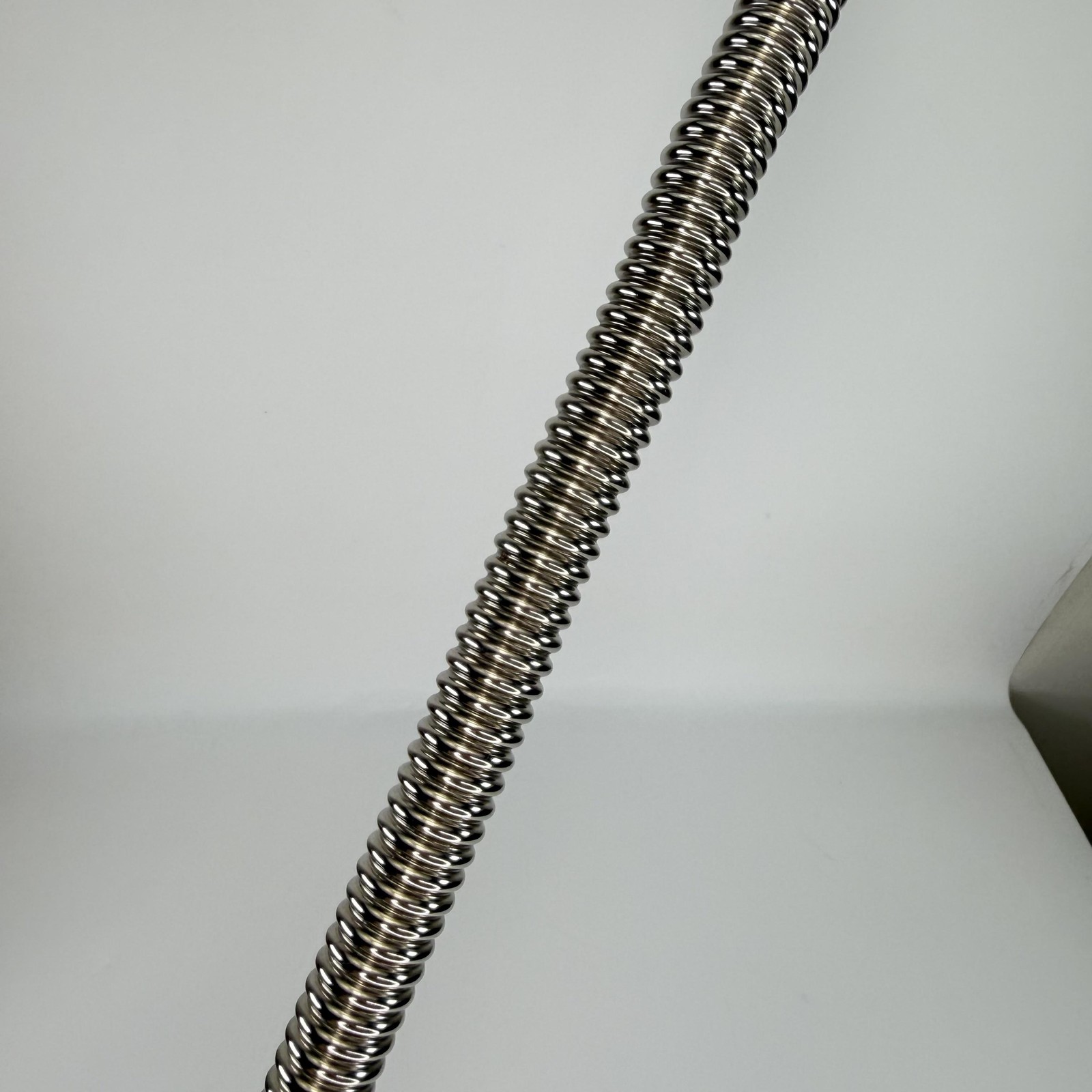 Corrugated SS Water Heater Connector 3/4 In FIP 24 In Stainless Flex Supply Line