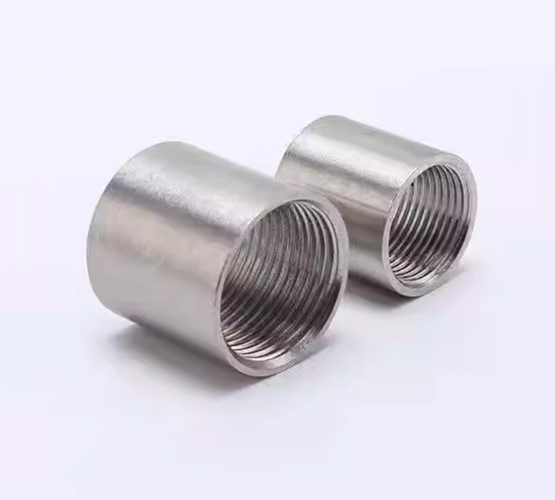 Stainless Steel Pipe Fittings BSP Threaded Adapter Full Socket Coupler Connector