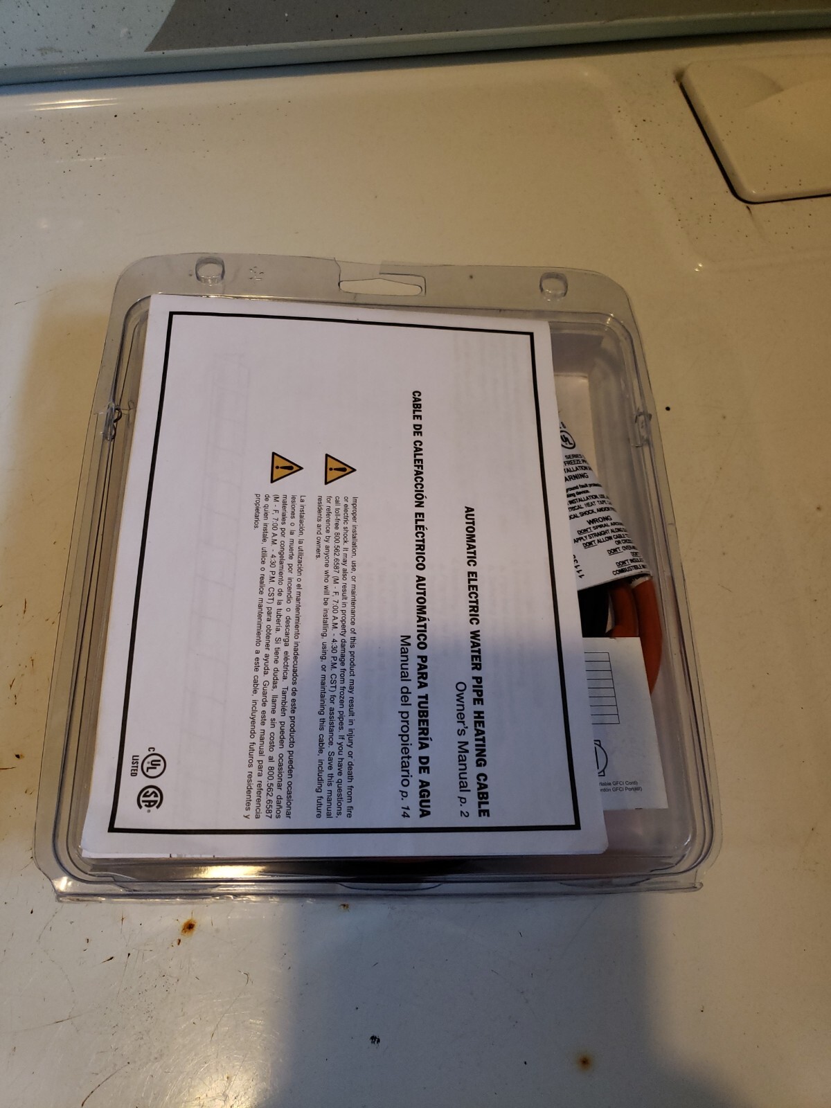 Frost King Electric Water Pipe Heat Cable (9-13 ft./2.7-4 M) HC12