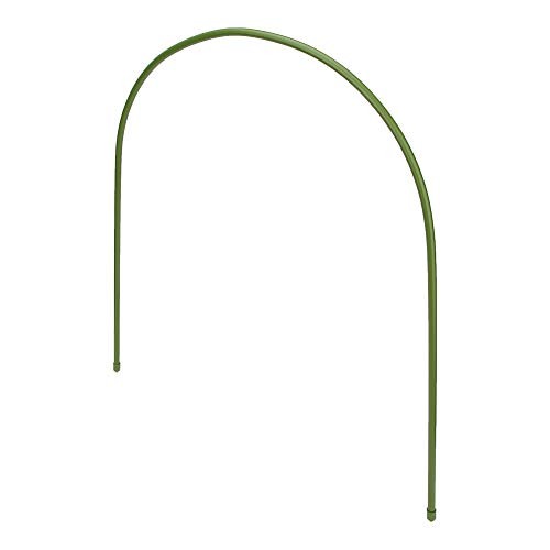 Pack of 6 Plastic Coated Steel Pipe Greenhouse Hoop Arch Shape Support Frame