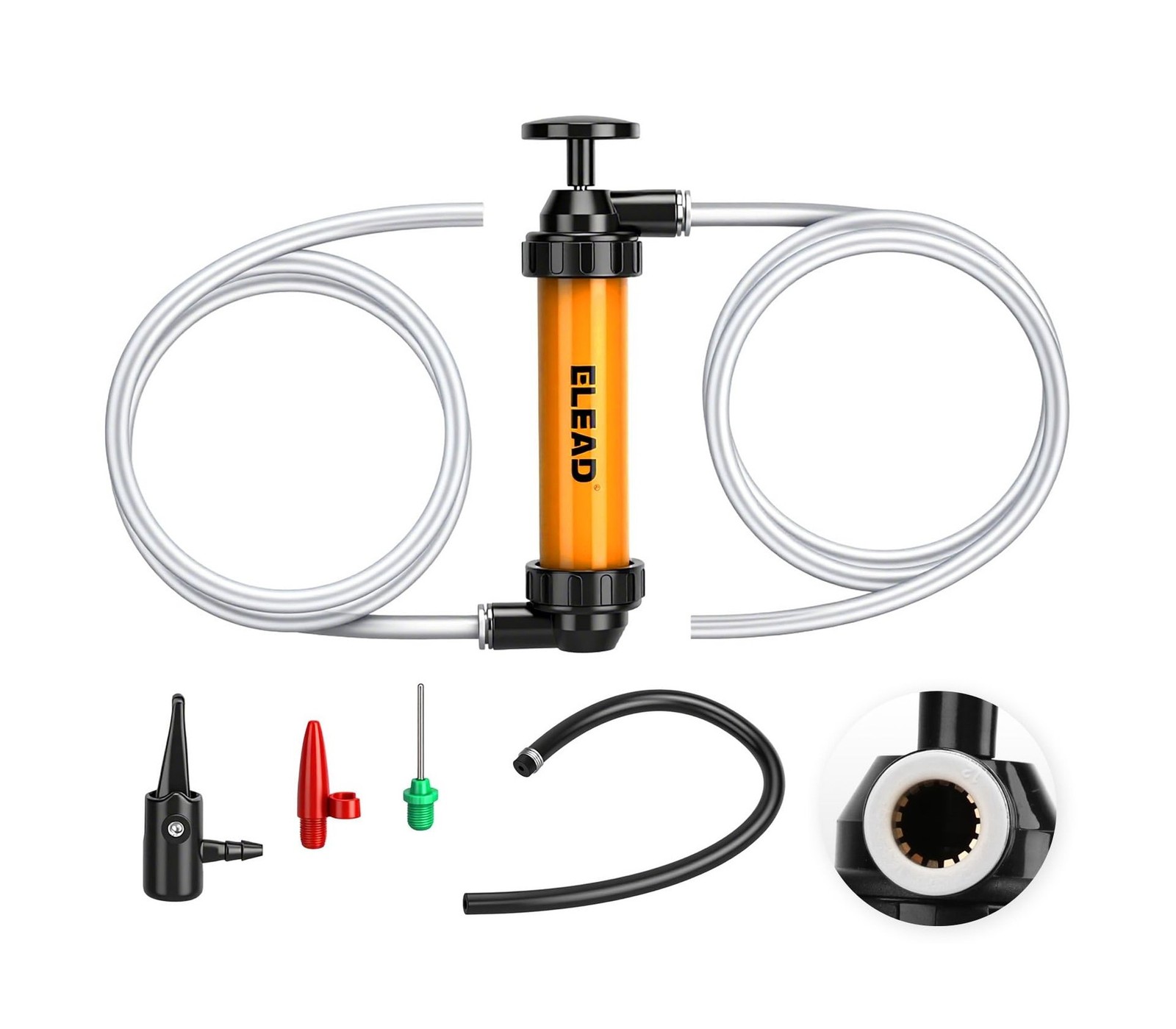Gas Siphon Pump for Gasoline, Multi-Use Fluid Transfer Pump, Oil Liquid Sipho…