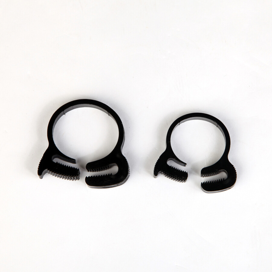 7.6mm to 56.5mm Plastic Clip Snap Ratchet Hose Pipe Clamp Fittings Tube Fastener