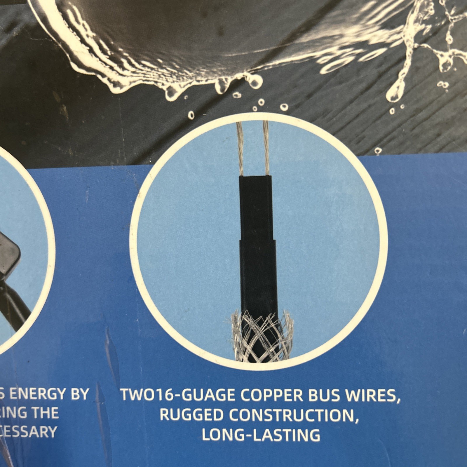 Self Regulating Pipe Heating Pre-Assembled 30ft Cable Pipe Freeze Protect 120V