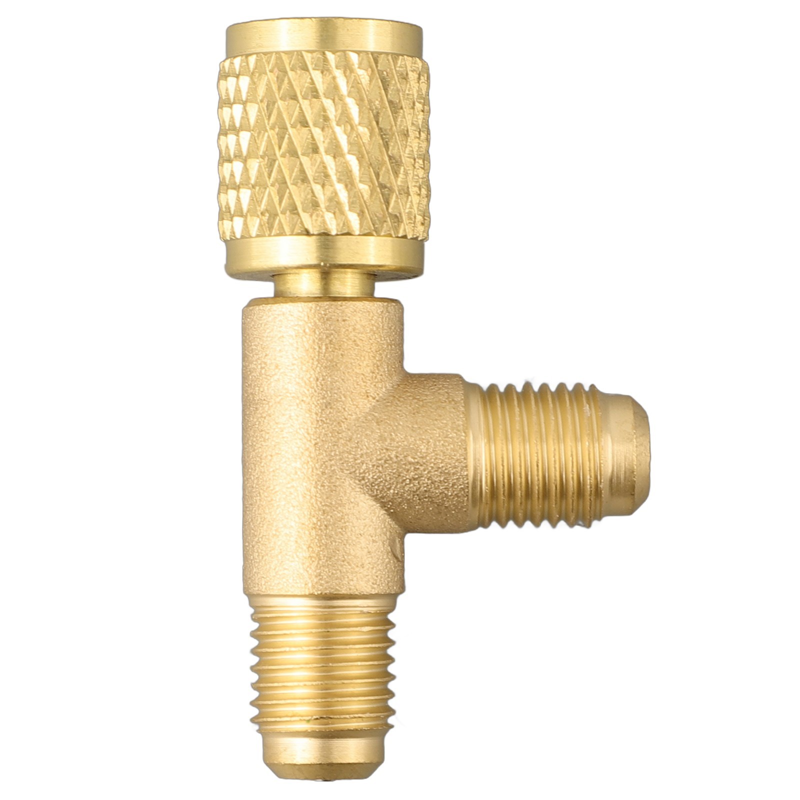 Wear Resistant Quick Connect Tee Adapter for R22 R12 R134 or Vacuum Gauge