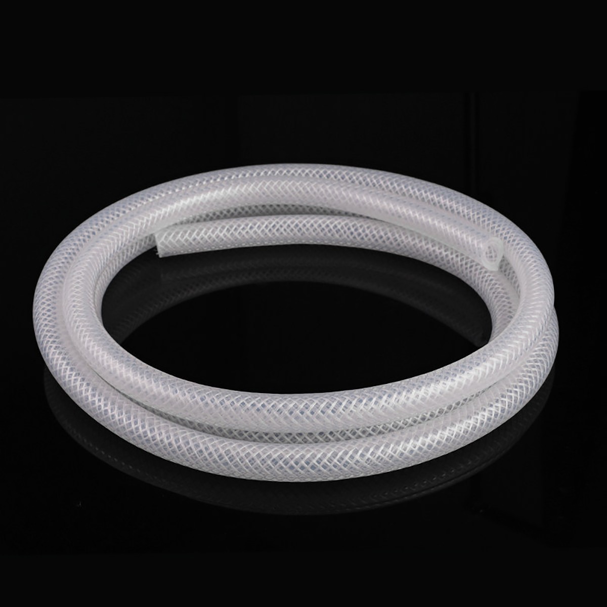 White/Red/Blue Braided PVC Vinyl Tubing Food Grade High Temp Round Hose ID4-32mm