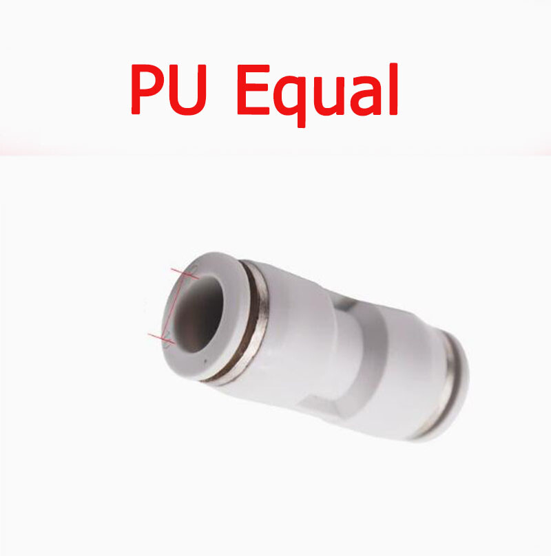 PU/PG Pneumatic Air Tube Fitting Equal/Reducer Straight Push In Connector 4-16mm