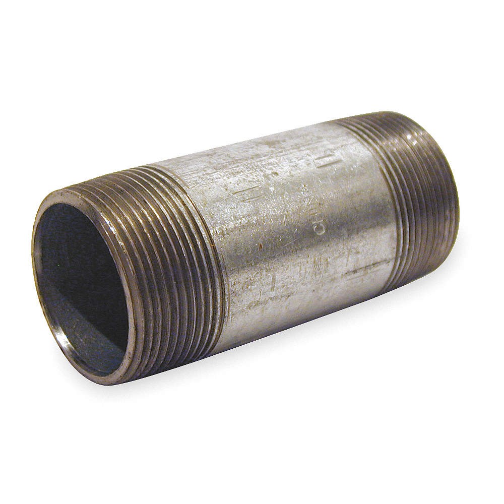 BECK 0331032409 Pipe Nipple,1-1/4″.,12″.,Galv Steel 29VH04