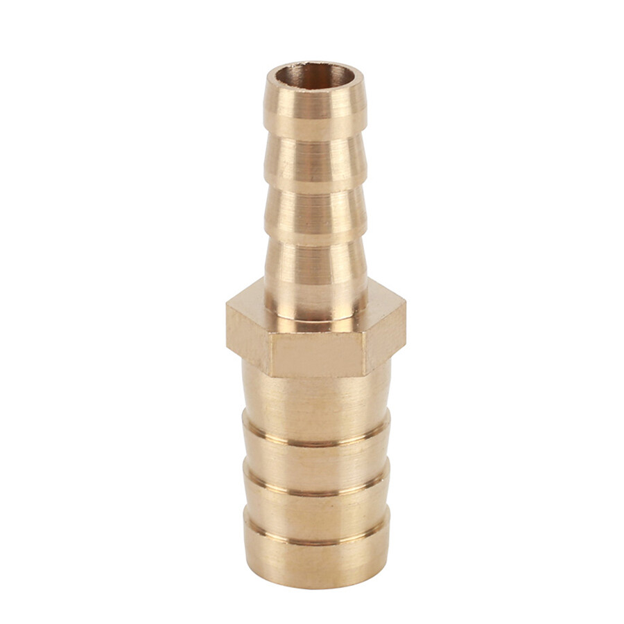 4-20mm Hose Tail Joiner Tubing Connector Brass Pipe Fitting For Air, Water, Fuel