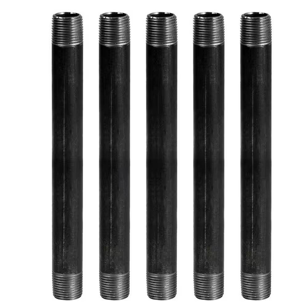 3/4 In. X 48 In. Black Steel Pipe (5-Pack) Free Shipping New