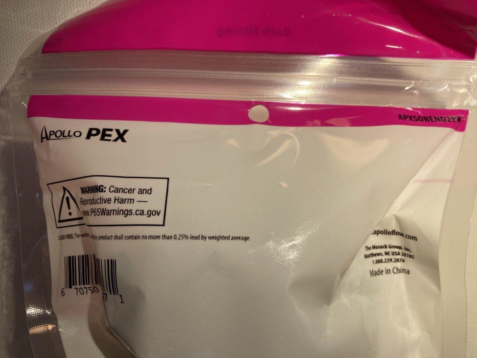 Apollo PEX 1/2”Stubout Bend Supports (2-Pack) Barb Fitting APXSOBEND2PK