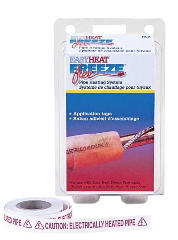 2x Easy Heat Freeze Free 30 ft. L Cable Application Tape For Pipe