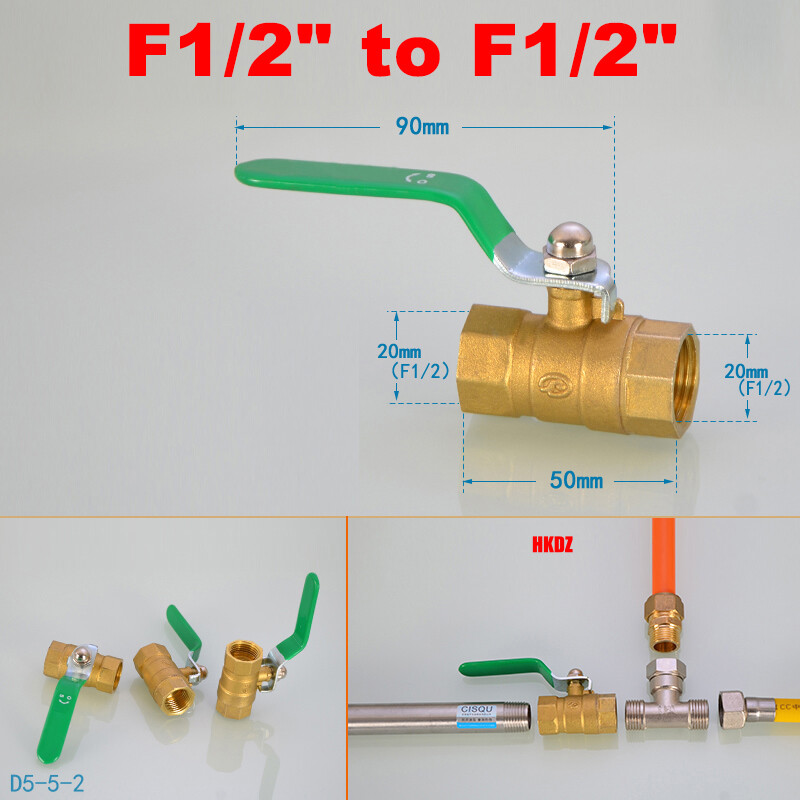 Brass Ball Valve BSP 1/2″ 3/4″ Female/Male Thread 3 Way Long Lever Handle Valves