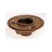 JAY R SMITH 2005LXH04BA-P050 4″ Cast Iron Floor Drain Nickel Bronze Strainer