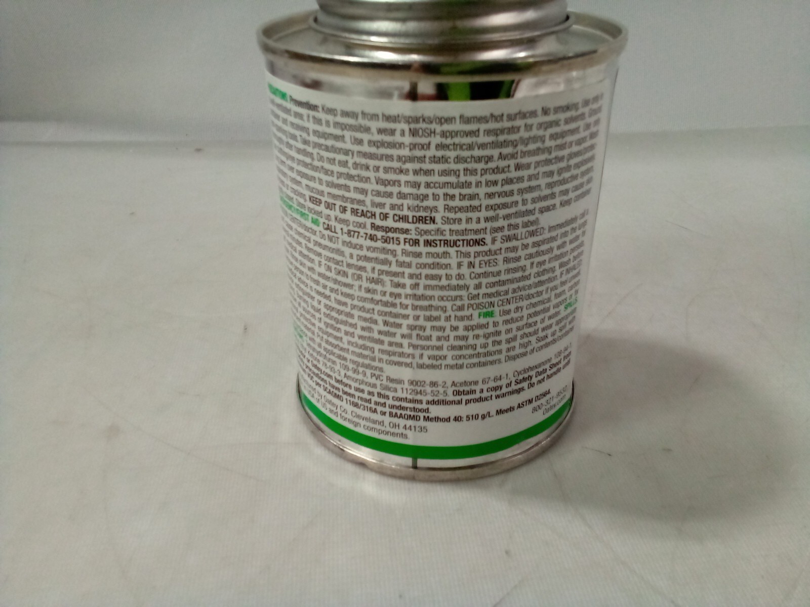OATEY 30863 Clear Solvent Cement, Heavy Bodied, PVC, 8 oz, 29FH97