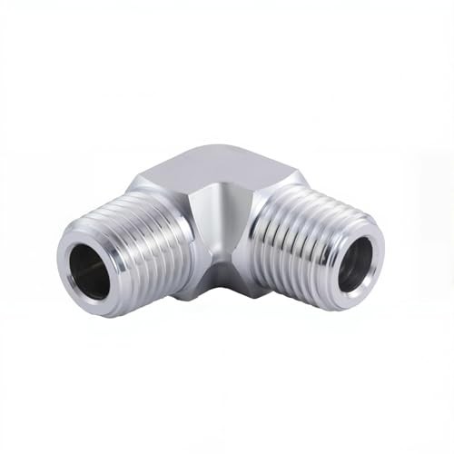 2 Pack NPT3/8 90 Degree Elbow, NPT3/8 Male – NPT3/8 Male, For NPT3/8(M)