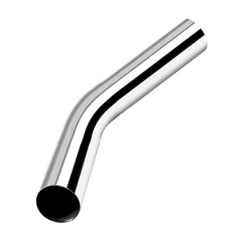 2.5″ OD Stainless Steel Pipe Mandrel Bend 2FT Length, T304 Stainless 45 Degree