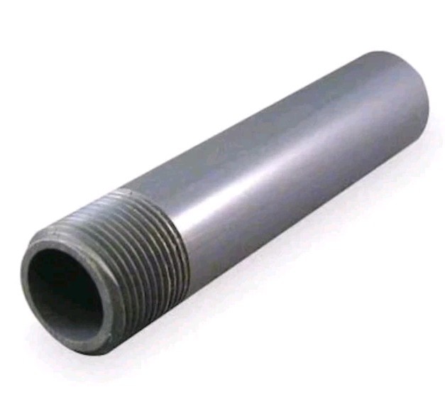 Box of 25 – DURA 1″ x 4″ Pipe Toe Nipple Schedule 80 threaded pipe. MIPT/SLIP