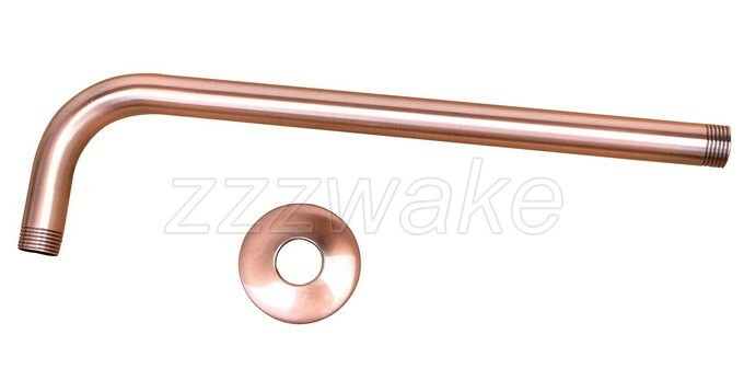 Antique Red Copper Shower Arm for Wall mounted Shower Head Fixed Pipe Zsh100