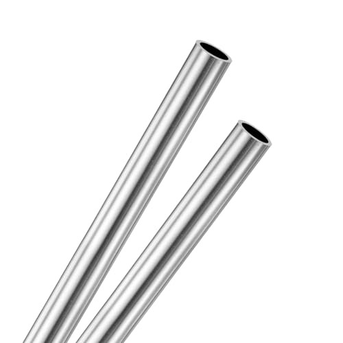 -Pack50mm 316 Stainless Steel Tube, 9mm OD 1mm Wall 9mm x 1mm x 250mm 2